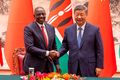 William Ruto and Xi Jinping