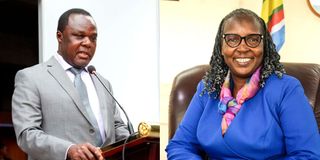 Juma Mukhwana and Regina Ombam