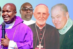 Father Josiah Asa K'Okal, Father Allois Cheruiyot Bett, Father John Maina, Bishop Luigi 