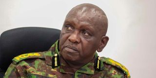 Inspector-General of Police Douglas Kanja