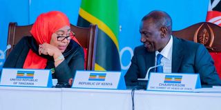 William Ruto and Samia Suluhu 