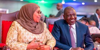 William Ruto and Samia Suluhu 
