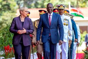 William Ruto and Nataša Pirc Musar