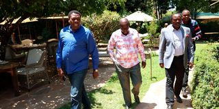 Eugene Wamalwa, Rigathi Gachagua and Kalonzo Musyoka.