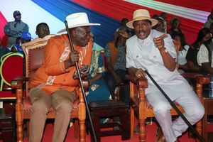 Rigathi Gachagua and Kalonzo Musyoka