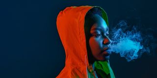 girl smoking