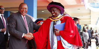 Uhuru Kenyatta and William Ruto 