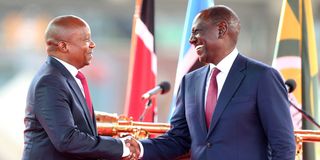 William Ruto and Kithure Kindiki