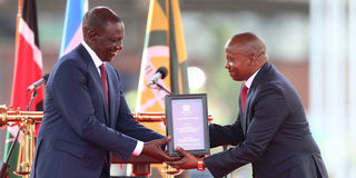 William Ruto and Kithure Kindiki