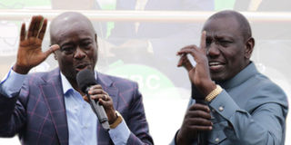 William Ruto and Rigathi Gachagua