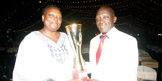 Mildred Ayiemba and Noah Wanyama