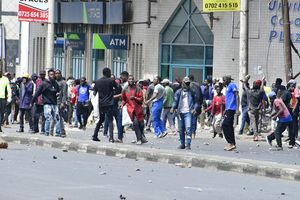 goons in nairobi cbd protests