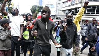 goons nairobi cbd protests