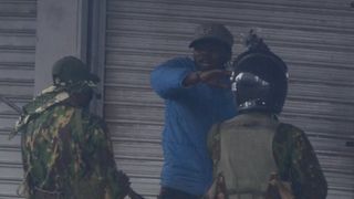 man shot in the head by police