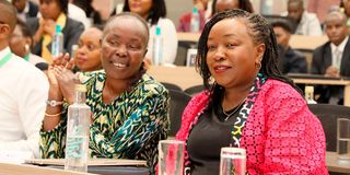 Tegla Loroupe and Nancy Booker