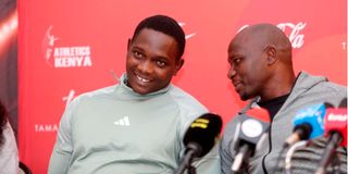 Anderson Peters and Julius Yego