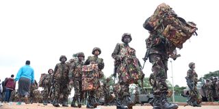 KDF soldiers