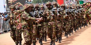 KDF soldiers