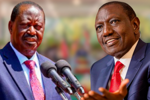Raila Odinga and William Ruto