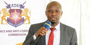 Ethics and Anti-Corruption Commission spokesman Eric Ngumbi
