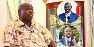 Rigathi Gachagua, William Ruto and Kipchumba Murkomen