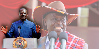 Raila Odinga and Rigathi Gachagua