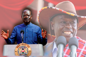 Raila Odinga and Rigathi Gachagua