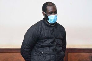 Evans Juma Wanjala when he appeared in court on August 25, 2021.