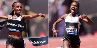 Beatrice Chebet and Faith Kipyegon