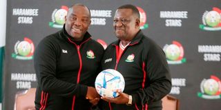 Benni McCarthy and Salim Mvurya