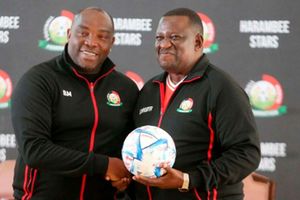 Benni McCarthy and Salim Mvurya