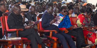 William Ruto and Raila Odinga