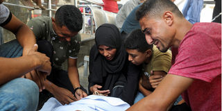 funeral in Gaza
