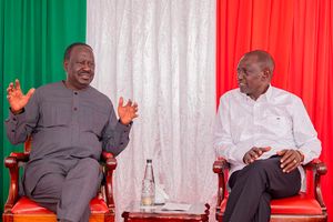 William Ruto and Raila Odinga