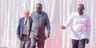 William Ruto and Raila Odinga