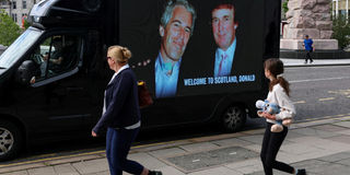 President Donald Trump epstein