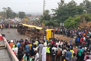 Coptic Roundabout accident kisumu