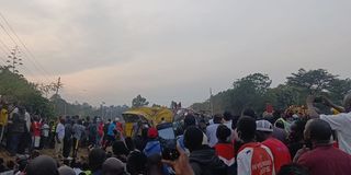 Coptic Roundabout accident kisumu