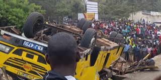 Coptic Roundabout accident kisumu
