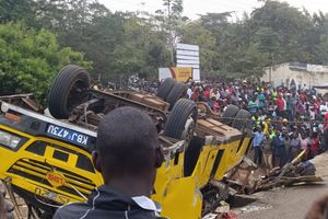 Coptic Roundabout accident kisumu