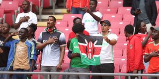 Harambee Stars fans