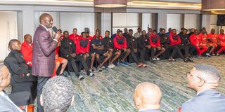 President William Ruto Harambee Stars 