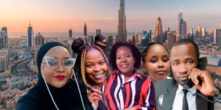 Josephine Zighe, Trizah Imbosa, Miriam Monet, Levinah Mumbi 