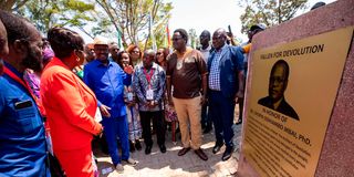 Raila Odinga and Gladys Wanga