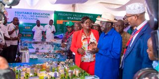 Raila Odinga and Gladys Wanga