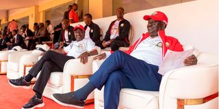 William Ruto and Raila Odinga