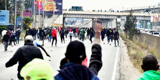 Gachagua convoy stoned