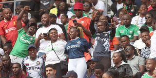 Harambee Stars fans