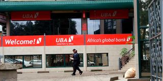 A UBA bank branch. 