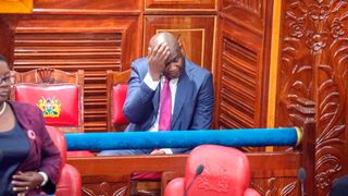 Kericho Governor Eric Kipkoech Mutai appears before the Senate 
